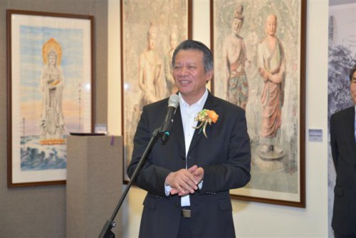 A Exposição de Pintura “Património Cultural do Mundo de Tang Yuming”