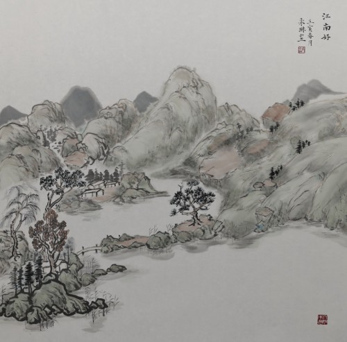 梁永琳作品：江南好
