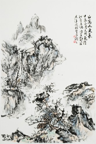 吳恩澤《高山水更長》