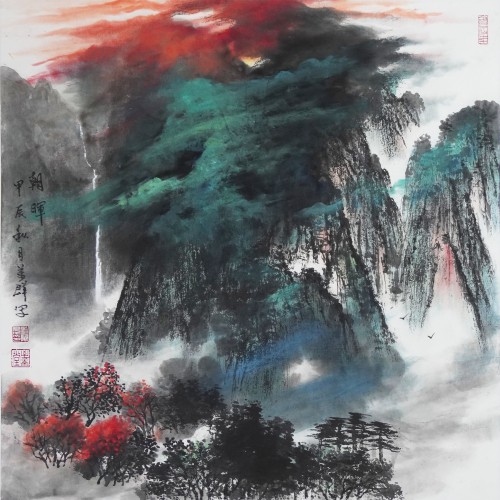 劉萬群《朝暉》