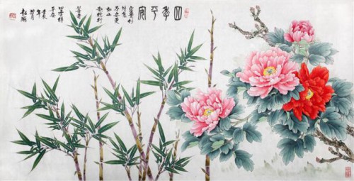 Será inaugurada em breve a “Exposição da Nova Escola da Pintura de Poesia e Bambo de Wang Chaohai”