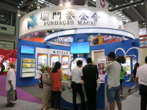 Os standes de exposição de Macau captaram a atenção dos participantes da Feira