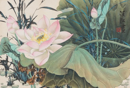 Inauguração da Exposição de Caligrafia e Pintura de Ng Iok Kong, com o título “Espírito de Tinta e Cores”, integrada no Projecto de Promoção de Artistas de Macau