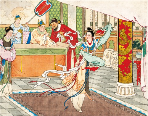 連環畫《桃花扇》之十一 1957年