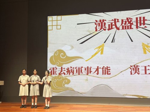 濠江中學附屬英才學校分享研習報告的成果