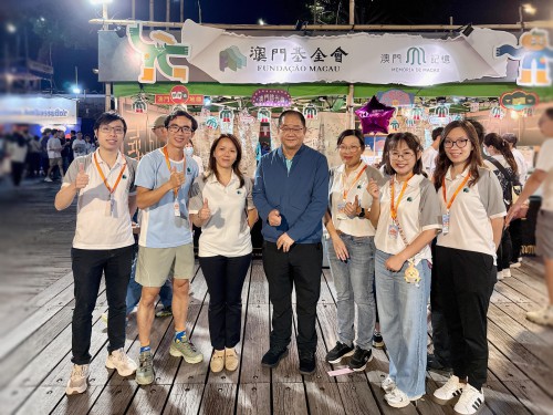 “澳門記憶”再度亮相明愛園遊會<br>互動攤位讓市民 “玩住學歷史”