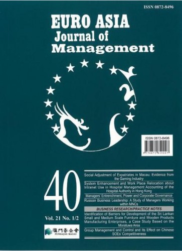 Lançamento do “Jornal de Gestão Euro-Asiática (n.º 40)”